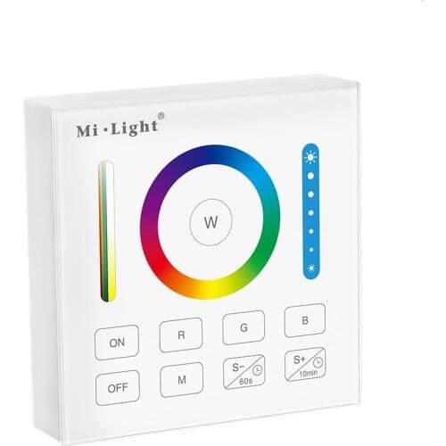 MiBoxer B0 Smart Panel Remote RGB+CCT RGB RGBW Controller with Timing Function for FUT043 FUT044 FUT045 LED Controllers