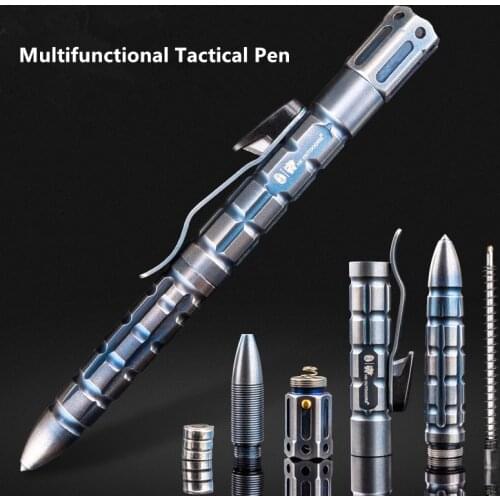 Multifunctional Tungsten Steel Head Tactical Pen Self-Defense Supplies Womens Anti-Wolf Artifact Weapon Anti-Wolf Stick