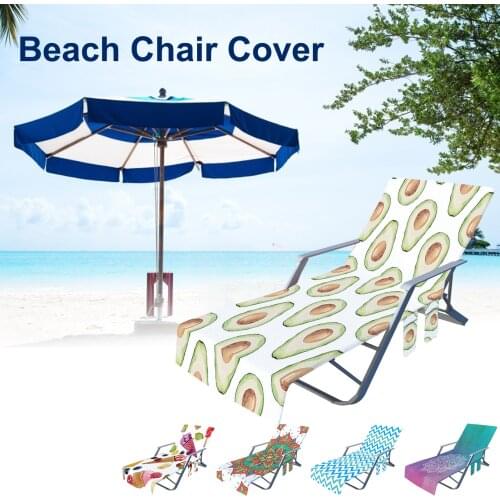 Multi-Functional Lazy Lounger Beach Towel Lazy Beach Lounge Chair Cover Towel Bag Sun Lounger Mate Holiday Garden Without Chair