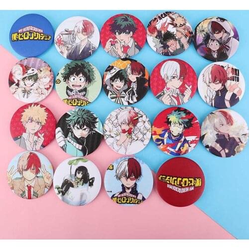 My Hero Academia Badge Cartoon Anime Brooch Pin Women Men Jewelry