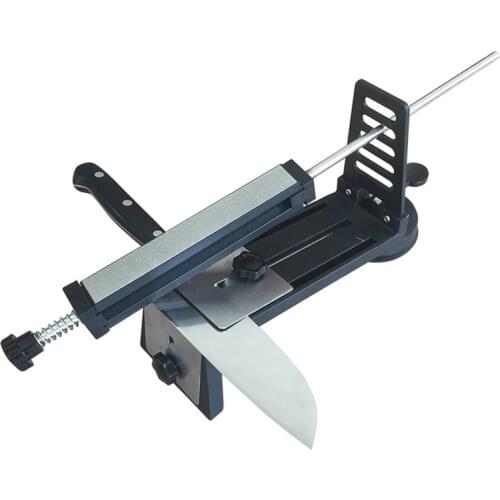 Professional Diamond Knife Sharpening Machine Fix Angle Shelf 3Diamond 240/600/1000#Whetstone Bottom Rubber Sucker Grinding Tool