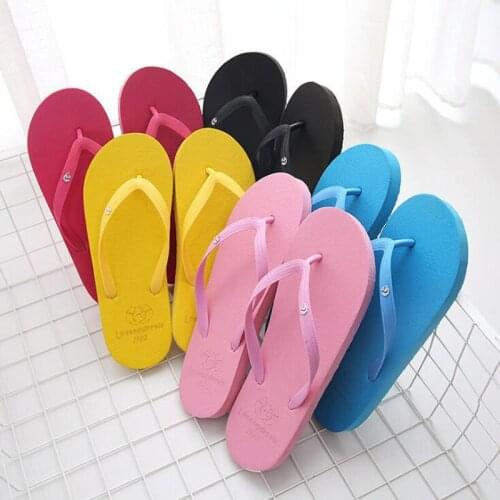 Summer Casual Shoes Slippers Simple flip flops Shoes Non-slip Slides Couples Beach Sandals Women Platform Slippers
