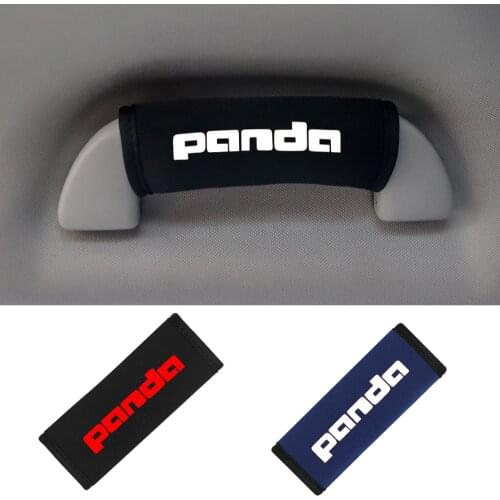 Stylish auto interior roof handrail protector cover for Fiat Panda