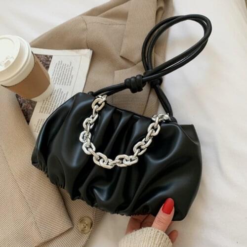 Handle Underarm Bag 2021 Summer New PU Leather Womens Designer Handbag Luxury Brand Shoulder Messenger Bag Purses