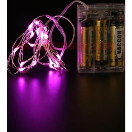 Super!10M 100 LED Battery LED String Lights 1pcs AA Battery Operated Fairy PartyWedding Christmas Decoration Lamps