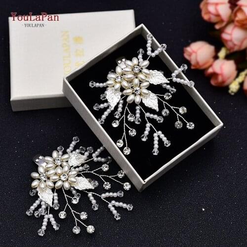 YouLaPan X08 New Arrive 2 Pc/lot Elegant Fashion Shoe Clips Silver Leaves Wedding Shoe Buckle Bride High Heel Decoration