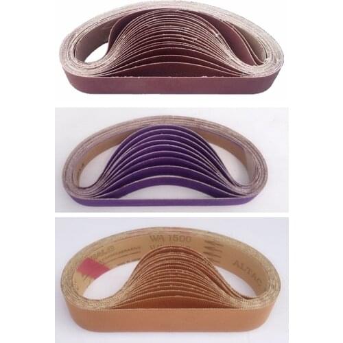 10 PCS 590*40MM Sanding Belts Special belt for belt machine Screen Band for Wood Soft Metal Grinding Polishing