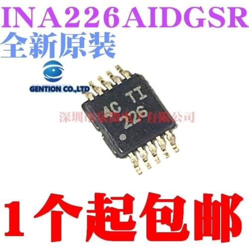 5PCS INA226AIDGSR MSOP10 bidirectional current/power monitor chips in stock 100% new and original