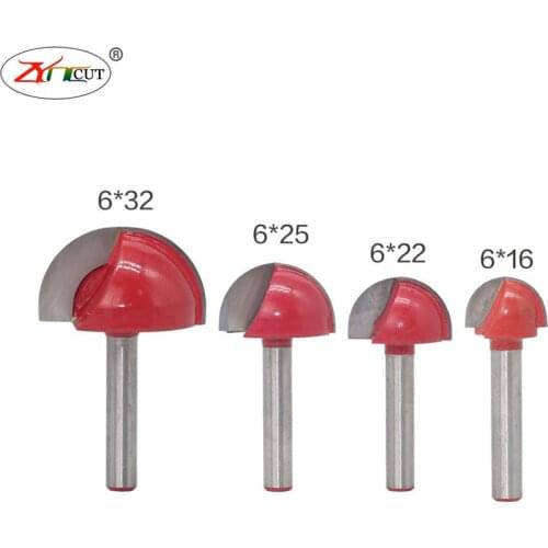 6mm Shank Ball End Milling Cutter,Woodworking Semicircle Relief Knife Computer Engraving machine Ball Head Lace Knife