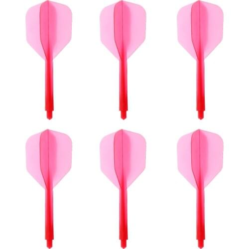 6 Pieces Transparent 2BA Thread Dart Shafts And Dart Flights Connection Entertainment Darts Tools Accessories