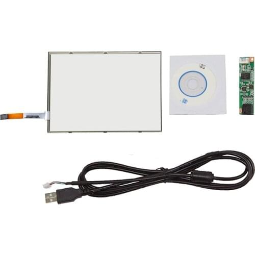 Free Shipping 10.4inch 5 Wire 229mm x 174mm Touch Panel With USB Controller Card Kit For 10.4'' Screen