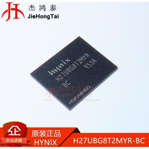 Free shipping H27UBG8T2MYR-BC MLC NAND Flash 3.3V 32G-bit 10PCS