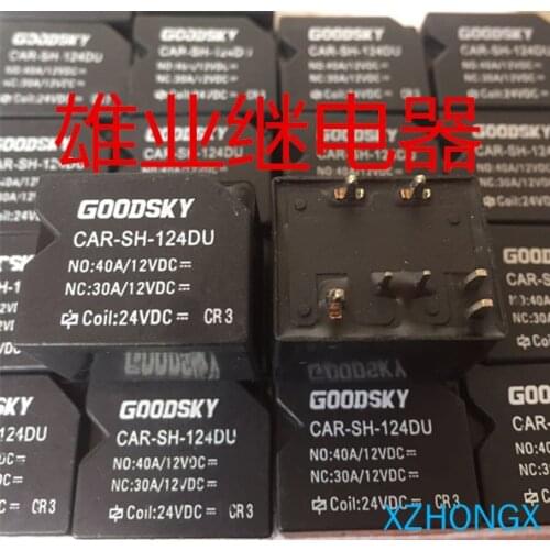 CAR-SH-124DU 30A/12VDC 24VDC de relay