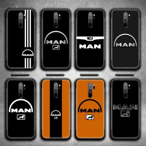Man trucks logo Phone Case for Redmi 9A 8A 7 6 6A Note 9 8 8T Pro Max Redmi 9 K20 K30 Pro
