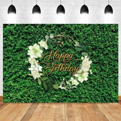 Wild One Backdrop For Safari Baby Shower Birthday Party Photography Background Green Grass Wall Customize Wedding Poster Banner
