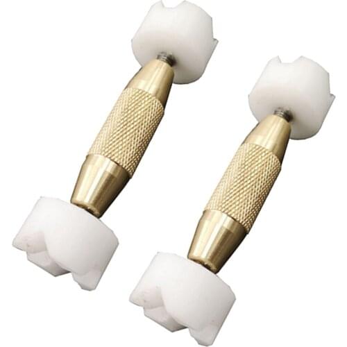 MagiDeal Guitar Repairing Tools Copper Reparation Guitar Brace Holder - 2pcs