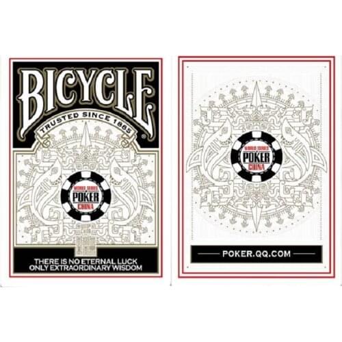 Bicycle WSOP CHINA Playing Cards Deck Paper Poker Card USPCC Magic Card Games Magic Tricks Magic Props for Magician