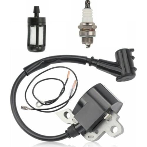 Ignition Module Coil For STIHL 024 026 028 029 034 038 039 044 MS240 MS260 MS290 String Trimmer Parts With Spark Plug