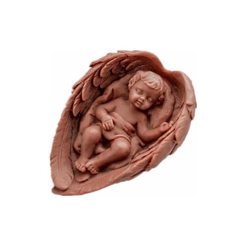 Sell hot Angel wings child modelling silicon soap mold Cake decoration mold Handmade soap mold No.S1083