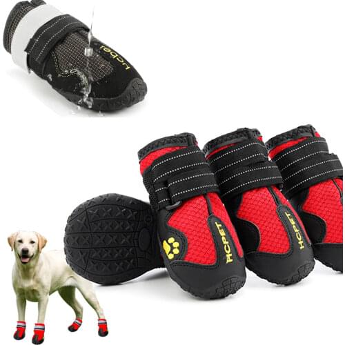 Puppy Outdoor Shoes for Sports Mountain Wearable for Pets Waterproof Reflective Dog Boots Perfect for Small Medium Large Dog