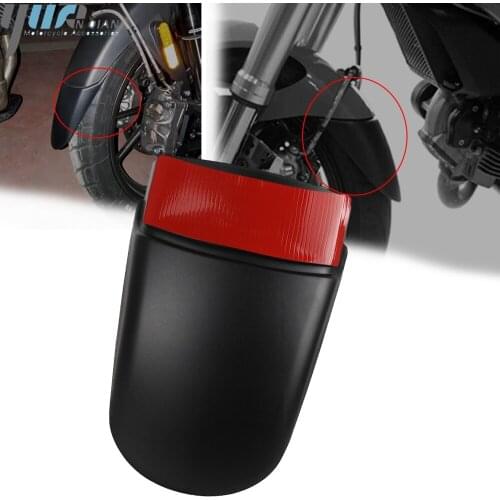 The New MULTISTRADA1200/1260 black Motorcycle Fitting Front Fender Rear Extension Fender FOR DUCATI MULTISTRADA 1200 950 1260