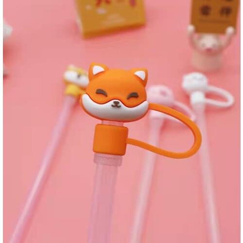 New Silicone decoration for tumbler straw cup straw mug straw decoration