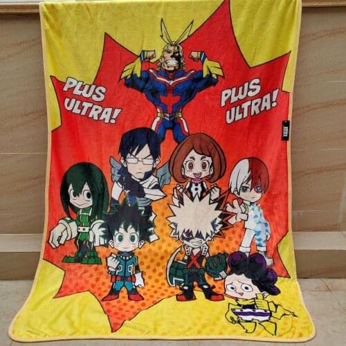 IVYYE My Hero Academia Q Role Anime Blanket Plush Velvet Warm Decoration Bed Home Throw Sofa Blankets Unisex Gifts NEW