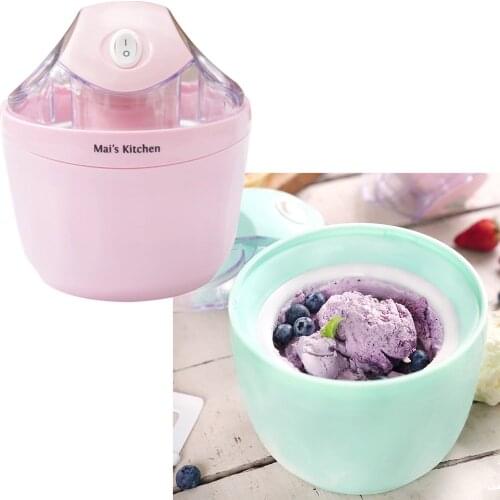 ZK30 Portable Ice Cream Machine Automatic Homemade Smoothie Machine Fast Yogurt Ice Making Machine Soft Ice Cream Maker