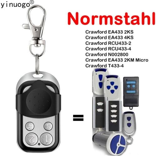 NEW Normstahl RCU 433 2K Remote Control Garage Door Opener Rolling Code 433.92MHz Crawford EA433 2KS 4KS Gate Remote Control
