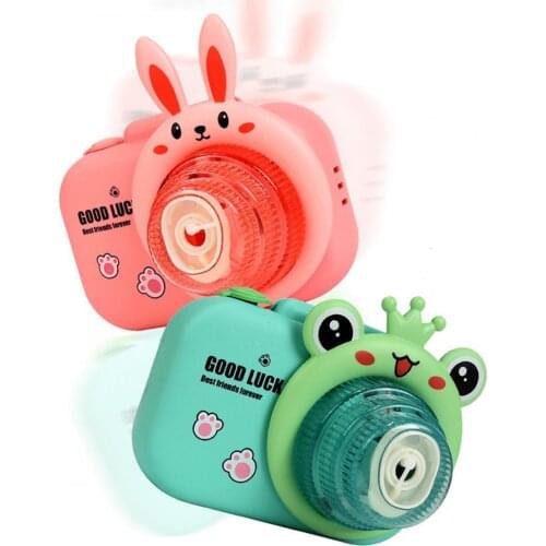 Bubble Machine Cartoon Appearance Leakproof Operate Easily Electric Music Bubble Toy for Toddlers Parent-child Interactive Games