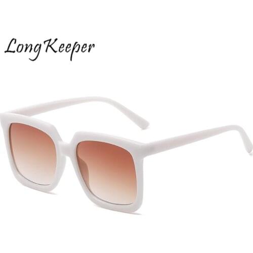 Big Square Sunglasses Women Brand Designer Retro Clear Sun Glasses Female Oversized Eyeglasses 2021 Luxury Eyewear Oculos De Sol