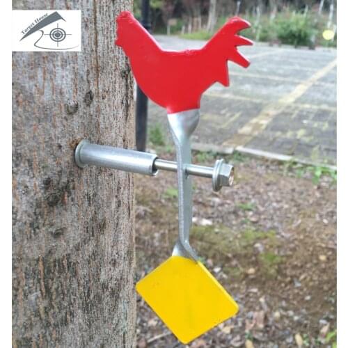 Screwed-type Steel Plinking Target--Rooster, Boar, Goat, Pigeon/ For Paintball, lead Pellet gun, steel bbs, slingshot Shoot