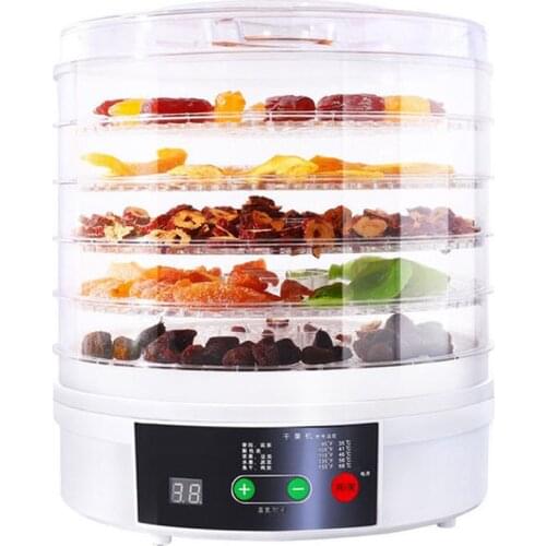 Dried Fruit Vegetables Herb Meat Machine Household MINI Food Dehydrator Pet Meat Dehydrator 5 trays Snacks Air Dryer