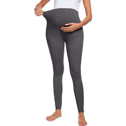 Loose pants women high waist Leggings Solid Color Pregnant Womens Yoga Pants Exercise Pants Sports Legging for fitness лосины