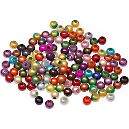 Miracle Beads Magique Perles 4 MM Round Spacer Acrylic Magic Loose Beads Approx 7350 Pcs For Jewelry Making Accessories