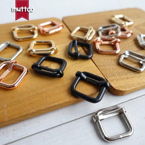 10pcs/lot DIY dog collar metal adjustable buckle for 15mm webbing belt buckles handbag bag pet product durable adjuster 4 colors