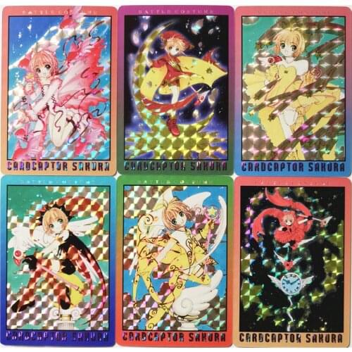 18pcs/set Magical girl Card Captor SAKU Toys Hobbies Hobby Collectibles Game Collection Anime Cards