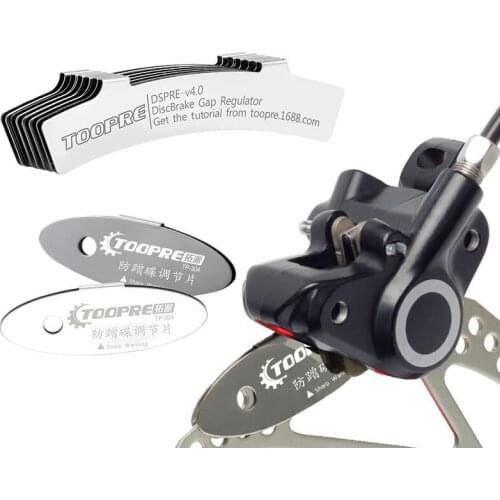 Mountain Bike Disc Brake Pads Adjusting Tool Bicycle Pads Mounting Kit Tools Stainless Steel Pads Rotor Brake Bike Repair Spacer