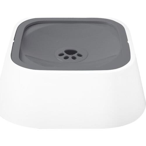 Anti Slip & Splashing Puppy Cat Water Bowl Licker Overflowing Cover Feeder Pet Dog Cat Paw Hole Drinking Water Bowl