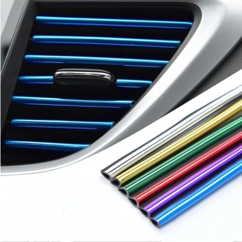 Car Air Conditioner Outlet U Shape Moulding Trim Strips Decor for Haval F7 H6 F7x H2 H3 H5 H7 H8 H9