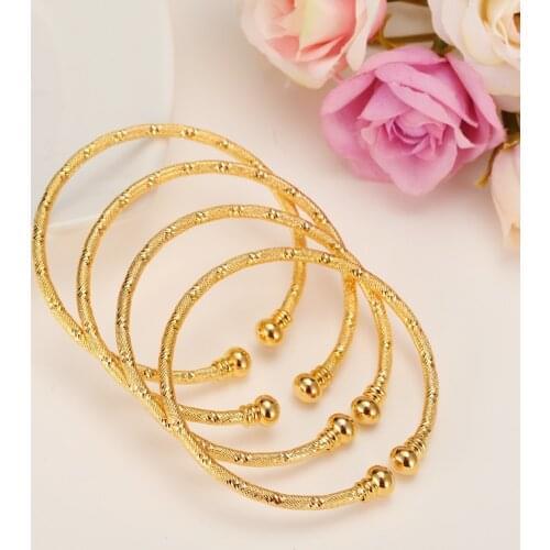 Bangrui Fashion africa gold jewelry Yellow Color bangles for africa bangles & bracelets jewelry bangles gift