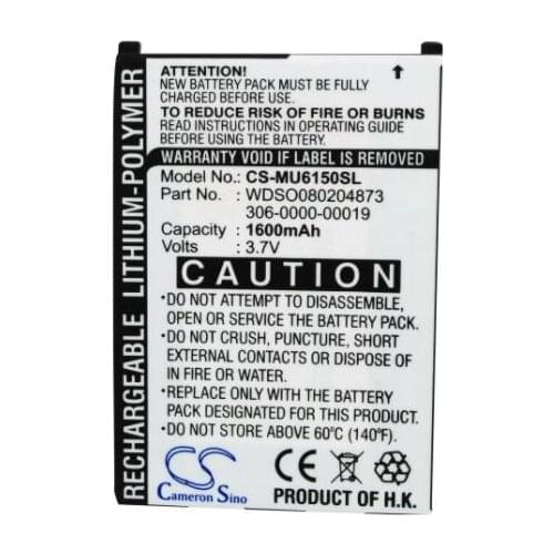 Cameron Sino 1600mAh battery for I-MATE Ultimate 6150 8150 8150 WIFI 3G 306-0000-00019 WDSO080204873 for ANOW Q200