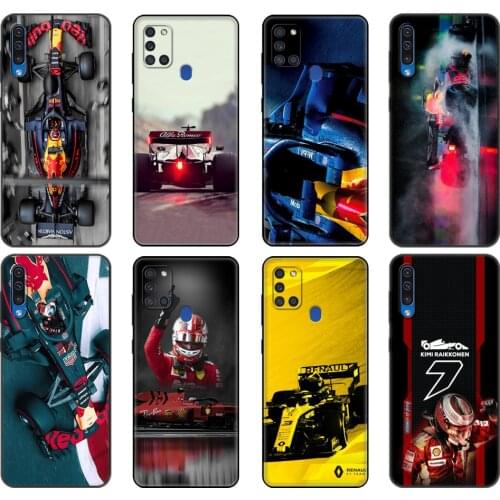 Black tpu Case For Samsung Galaxy A50 50S A30S A10 A01 A11 A21S A31 A41 A51 A71 M21 M30S S10 LITE Cover for Formula 1