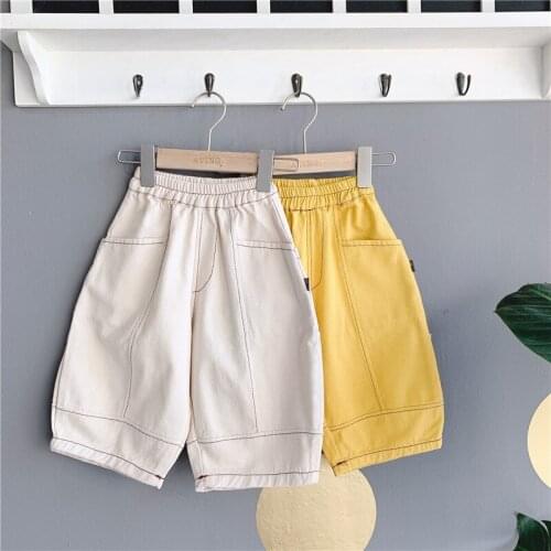 2 3 4 5 6 Years Toddler Boys Pants Korean Casual Loose Pants For Girls 2020 Elastic Waist Child Harem Pants Spring New Arrival