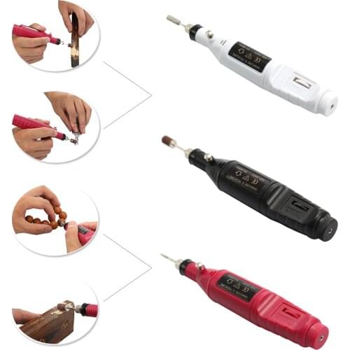 Electric Grinder Drill Tool Nail Gel Polish Removing Manicure Machine Grinding Rotary Tool Kit for Milling Trimming Polishing