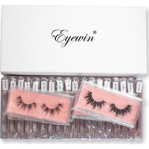 Eyewin Wholesale False Eyelash Lashes 3D 5D Mink Lash Cilios Dramatic Reusable Natural 30/50/100/150/200 pairs Bulk Dropshipping