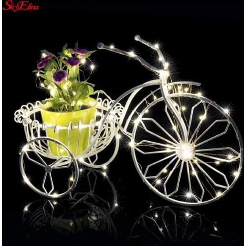 Fairy Light Garland Battery Operation For Christmas Tree Wedding Party Decor LED String Light Copper Wire Holiday Lighting 5Z