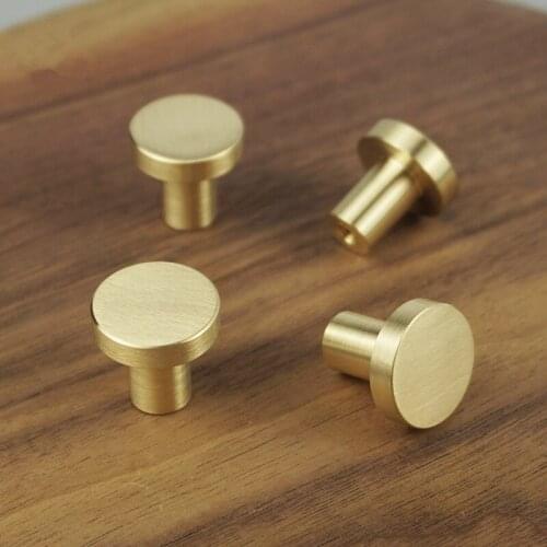 LISM Gold Cabinet Knobs and Handles Furniture Handles Drawer Knobs Copper Kitchen Knobs Cabinet Pulls Kitchen Drawer Handles