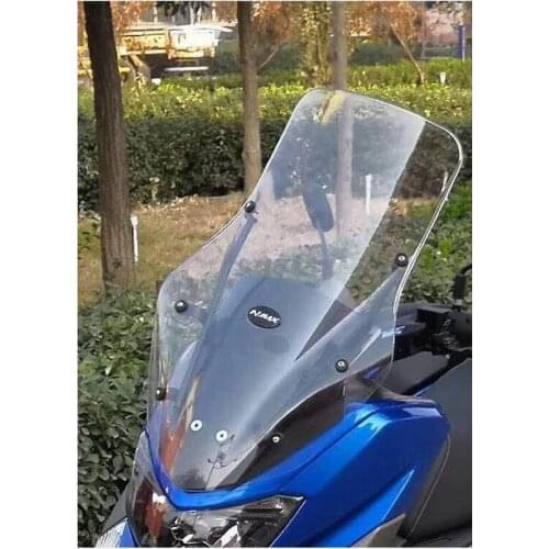 For YAMAHA NMAX155 Modified Pieces Lengthened Front Windshield Glass Windshield Goggles Motorcycle Accessories Windshield