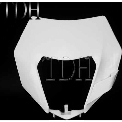 Dirt Bike Motorcycle Front Mask Headlight Cover Motocross Supermoto Universal for Kawasaki Suzuki Yamaha KLX CRF EXC WR 125